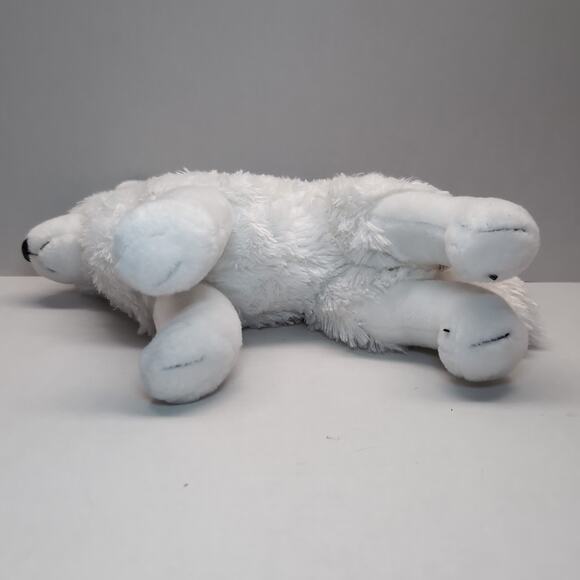 Wild Republic White Wolf Plush Arctic Yellow Eyes Standing Plush Stuffed Toy - Picture 5 of 8